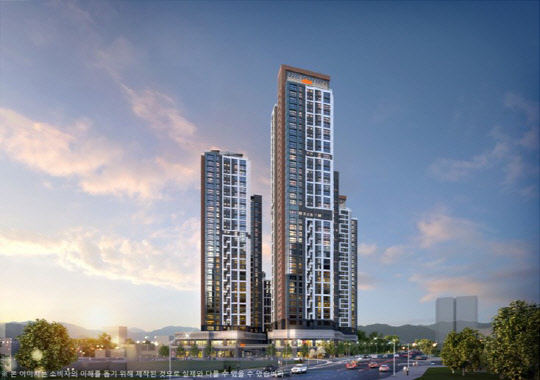 e편한세상 대전역 센텀비스타이미지.<DL건설 제공>